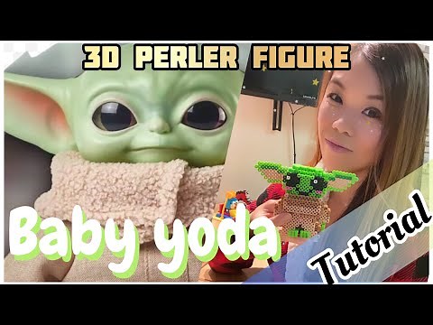 BABY YODA | 3D Perler Beads | Face Filters | The Mandalorian - STAR WARS