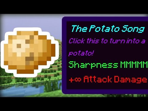 THE POTATO SONG but every line of the song is a Minecraft item