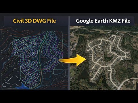 How to Convert CAD & Civil 3D Drawings to KML/KMZ (2026 Updated Method) #Civil3d #kmz #googleearth