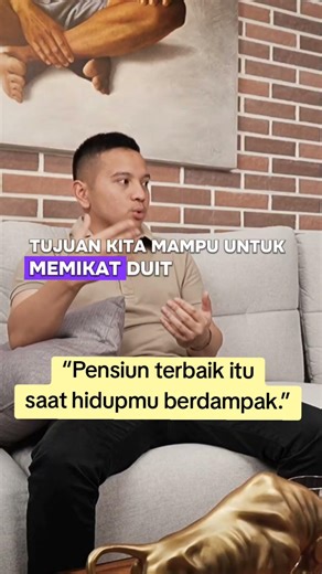 “Pensiun terbaik itusaat hidupmu berdampak.” #emirparengkuan #mentaltrader #oldmoney #saham #emas
