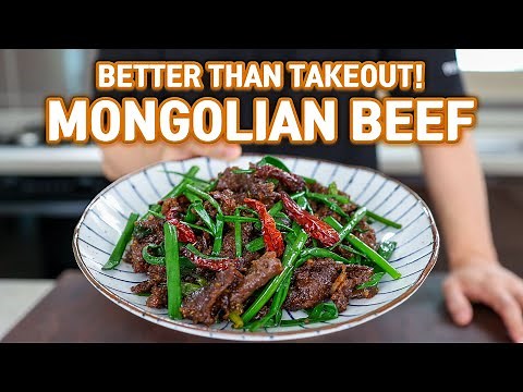 Perfect but Easy Mongolian Beef At Home l Better Than Restaurants