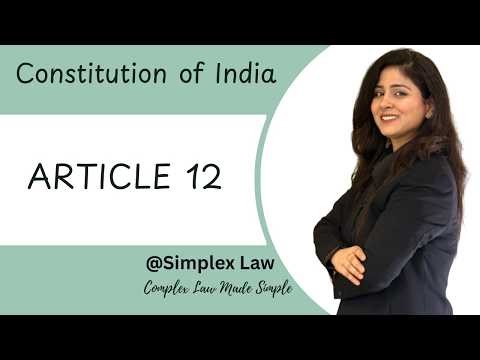 Exam me sabse zyada pucha jane wala constitutional concept! ARTICLE 12!