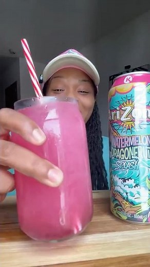 AriZona Watermelon Dragonfruit Slushie 🍉🐉 | Ninja Slushi