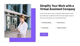 Virtual assistant solutions - Html Code Example by Nicepage