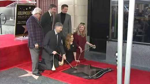 Amy Adams, who started her career at Chanhassen Dinner Theatres, joined the Hollywood Walk of Fame. | KSTP-TV