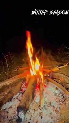mini❄️🔥 bit movement of fire in winter #fireworks #winterspecial