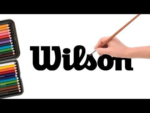 How to draw Wilson logo || Satisfying coloring 👀😍