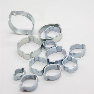 [Hot Item] Two Ears Hose Clamp Adjustable Clip China Factory Double Ears Hose Clamp