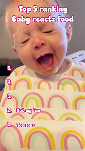 TOP 5 Ranking Baby Reaction To Food - Baby Pop #shorts #funnybaby #cutebaby