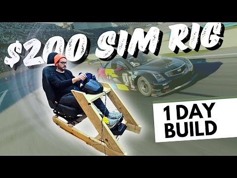 Building a DIY Sim Racing Rig for Under $200 (Cheap, Easy, & Fun) | Forza DIRT 2.0 F1