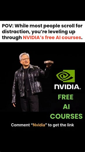 Coding | Programming | HTML | CSS on Instagram: "Skip these 7 FREE AI courses by NVIDIA… ⚠️ And AI will replace you easily 🤖❌ Smart devs are already learning this 👀 Are you? Save this post 🔖 Follow @coders_section for AI updates daily 🚀 NVIDIA free AI courses, NVIDIA AI courses 2026, free AI courses NVIDIA, AI courses by NVIDIA, AI will replace jobs, AI skills for students, machine learning NVIDIA, deep learning NVIDIA, AI certification free, coders section AI Want the 7 NVIDIA AI course lin