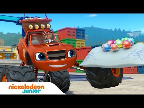 Blaze et les Monster Machines | Blaze part à la chasse aux oeufs ! 🥚 | Nickelodeon Jr. France