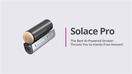 Lovense Solace Pro AI Powered Remote Control Thrusting Male Masturbator | Secrets Shop UK