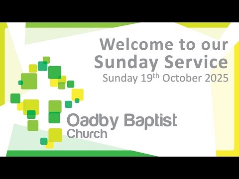 OBC Live Sunday Service - 19 October 2025