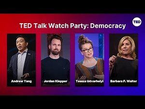 TED Talk Watch Party: Democracy — Watch live October 30 at 11:30am ET