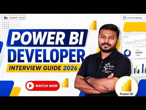 Power BI Developer Interview Guide 2026| How to Crack BI Roles