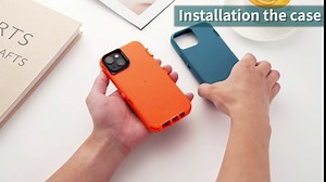 YmhxcY for iPhone 11 Pro Max Case Shockproof Dropproof Dust-Proof 3-Layer Durable Phone Case Heavy Duty Protection Phone Case Cover for Apple iPhone 11 Pro Max 6.5“ Blue and Orange