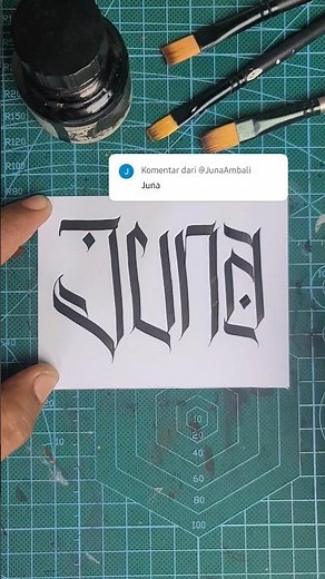 Menulis Nama Aesthetic 2026 ✨ Pakai Teknik Hand Lettering #menulisnama #nama #itsmeissie