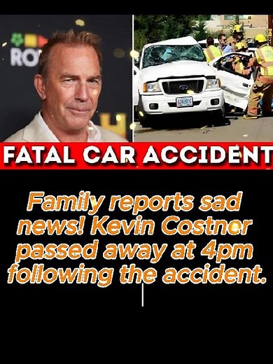 4.6K views | Family reports sad news! Kevin Costner (†69) passed away...