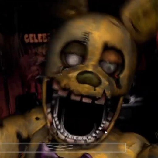 Withered Spring Bonnie in FNaF 1 (FNaF Jumpscares)