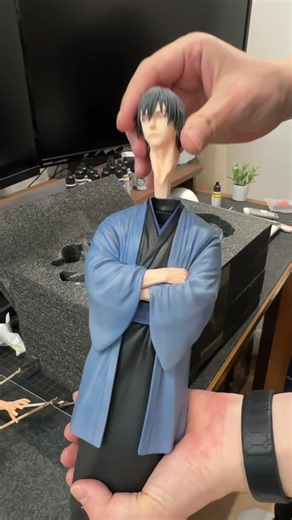 레진 피규어는 다를까!? 첫 레진 피규어깡(주술회전 토우지)