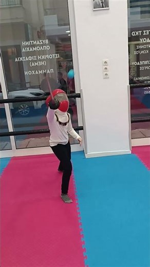 Ξιφασκία:Άσκηση για έλεγχο της αιχμής mail: g_e_georgas@yahoo.gr #fencing #mygreekfencing #xifaskia