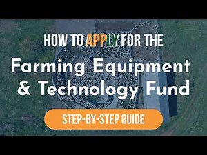 FETF 2026: How to Apply for a Farming Equipment Grant (Step-by-Step Guide)