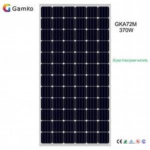 [Hot Item] 370W 72 Cells Mono Crystalline Module Solar Panel EU Us Version High Efficiency