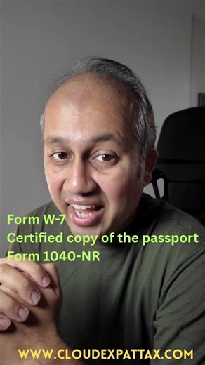 Apply for ITIN from India with these Documents #itin #ustax #formw7