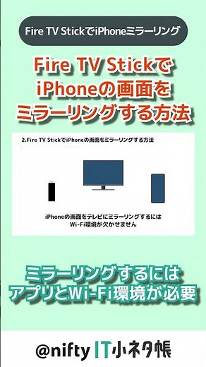 [Can you display your iPhone on a TV?] Recommended mirroring apps #firetvstick #iPhone #mirroring...