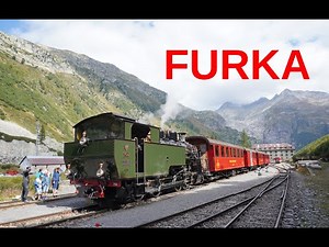 Swiss Alpine Steam - Glacier Express Route - Rack Railway - Dampfbahn Furka Bergstrecke