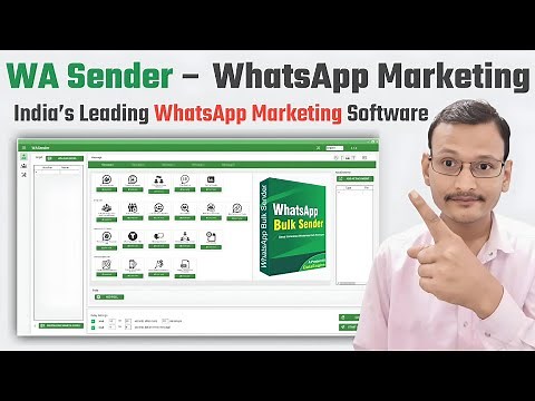 WA Sender Full Tutorial | WhatsApp Bulk Message Software | How to Use WA Sender + Installation Guide