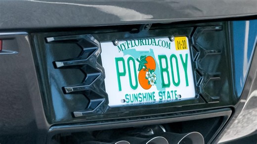 Florida's new license plate law: Here's what is and isn't allowed