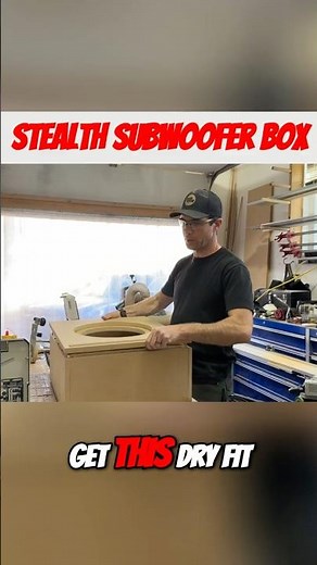Scribing to fit a 12" Subwoofer Under Car Trunk Floor #caraudio #diy
