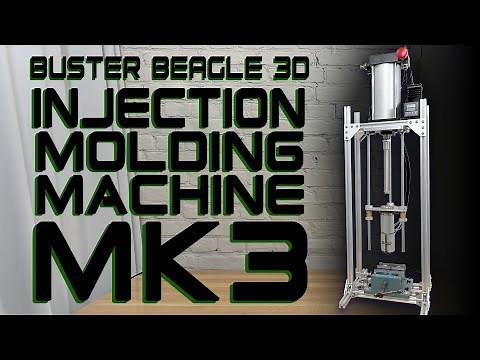 DIY Desktop Pneumatic Injection Molding Machine | Buster Beagle 3D MK3 | 3 Cubic Inch Shot!