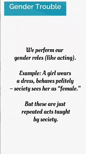 Judith Butler – Gender Trouble (1990)feminist philosopher and queer theorist.