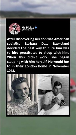 After discovering her son was American socialite Barbara Daly Baekeland decided the best way to