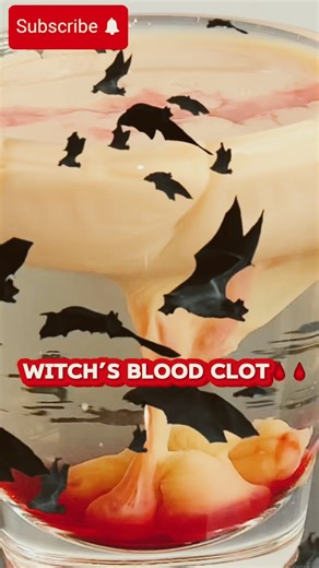 How To Make WITCH’S BLOOD CLOT Shot 2025 #shorts #youtubeshorts #halloween