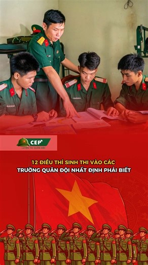 ⚠️ 12 điều thí sinh thi vào các trường quân đội nhất định phải biết. Từ điều kiện độ tuổi, tiêu chuẩn sức khỏe – chính trị, quy trình sơ tuyển bắt buộc, phương thức xét tuyển, đến mốc thời gian hồ sơ và đăng ký nguyện vọng, chỉ cần thiếu hiểu biết ở một khâu, thí sinh có thể mất cơ hội dù đủ điểm. Thi quân đội không chỉ là thi kiến thức, mà là cuộc sàng lọc toàn diện. 🇻🇳 🎓 Đăng ký ngay Khóa TỔNG ÔN HSA 2026 chỉ 1.500.000đ – ôn sát đề chuẩn Bộ, thi thử miễn phí, nhận trọn bộ tài liệu & đề ôn, 