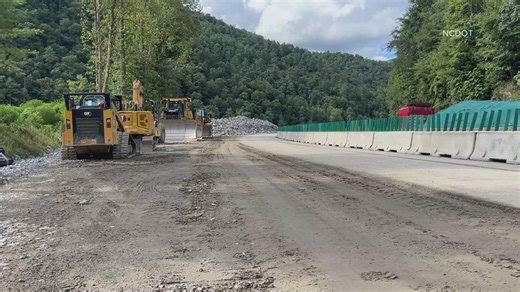 One year after Helene, I-40 through the gorge from North Carolina to Tennessee still scarred by damage