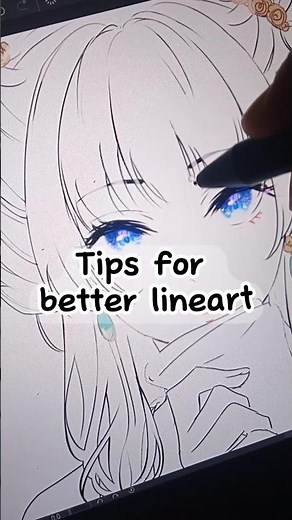How to draw better lineart , #tips and tricks to improve your #lineart skills [Clip Studio Paint ]