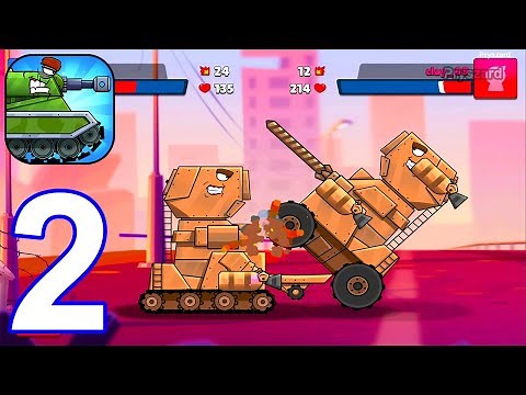 Tanks Arena io: Craft & Combat - Gameplay Walkthrough Part 2 New Tanks, New Parts, New Upgrades