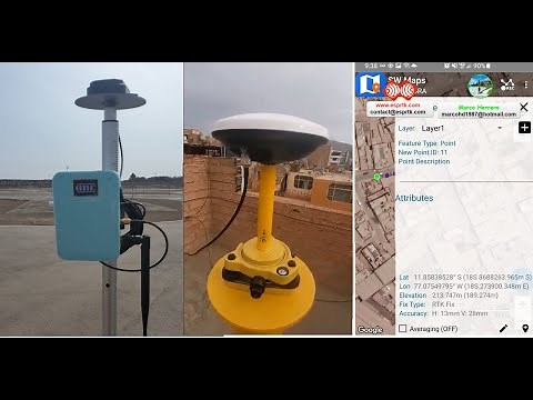 Testing 6000m radio long range DIY RTK Base/Rover - Ardusimple Sparkfun F9P ESPrtk - Marco Herrera