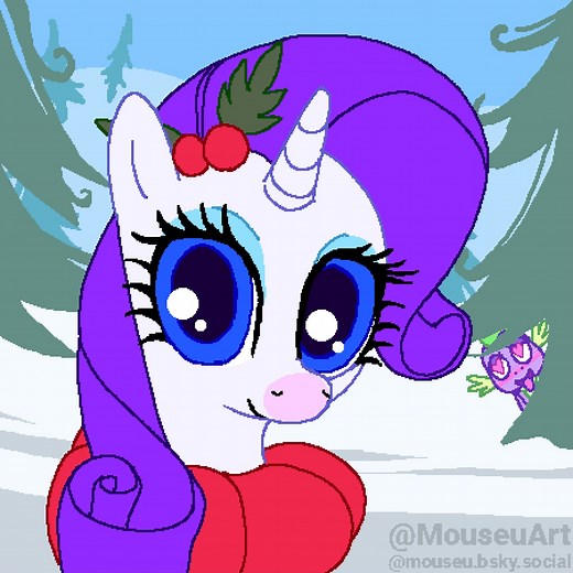 Mouseu on Instagram: "Merry Christmas everypony!🍬🐴 #mlp #animation #animationmeme"