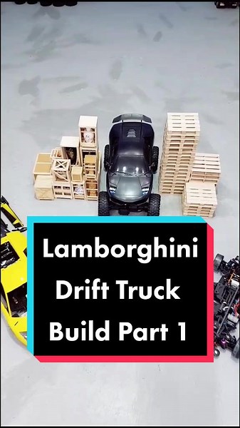 Lamborghini Drift Truck Build Part 1 #cargodrift #lamborghini #custom #drifttruck #rccar #rc #diy #howto
