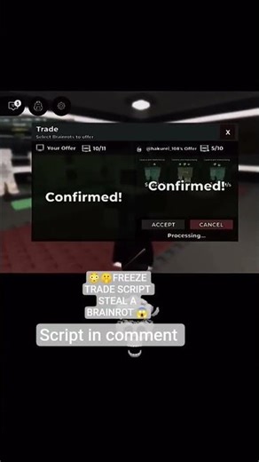 STEAL A BRAINROT FREEZE TRADE SCRIPT📃 2026 | DUEL SCRIPT | INSTANT STEAL SCRIPT #stealabrainrot