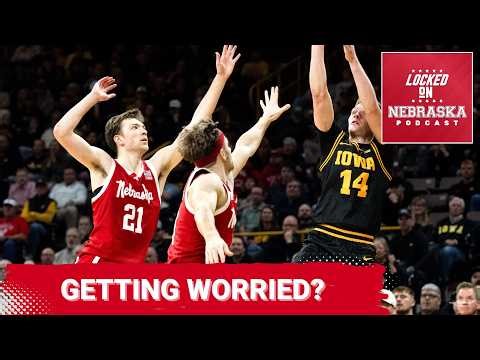 A big, red flag? Nebraska basketball goes down at Iowa