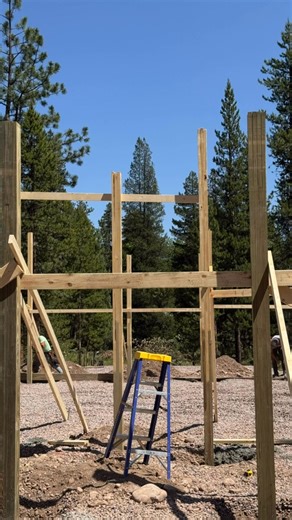 Big progress on the build this week. With the layout locked in, we poured the concrete piers and started setting posts. These piers are the structural anchors of the entire building — everything above relies on getting this step right. Watching the posts drop into place is when the project finally starts to rise out of the ground. The frame is officially underway. | Precision Post Frame LLC
