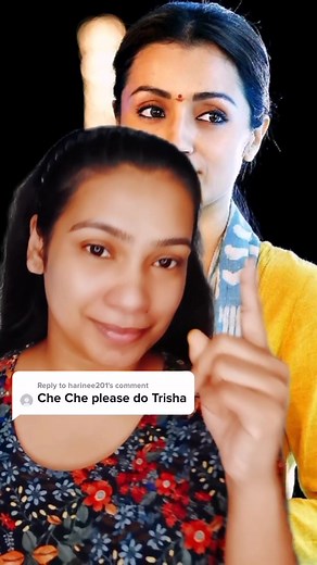 Trisha Inspired Makeup Tutorial in Tamil