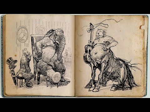 The Man Who Inspired Disney - Heinrich Kley ORIGINAL Sketchbook Tour